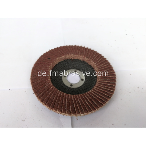 Aluminium Oxide Flap Disc Metall Schleifen 4 Zoll